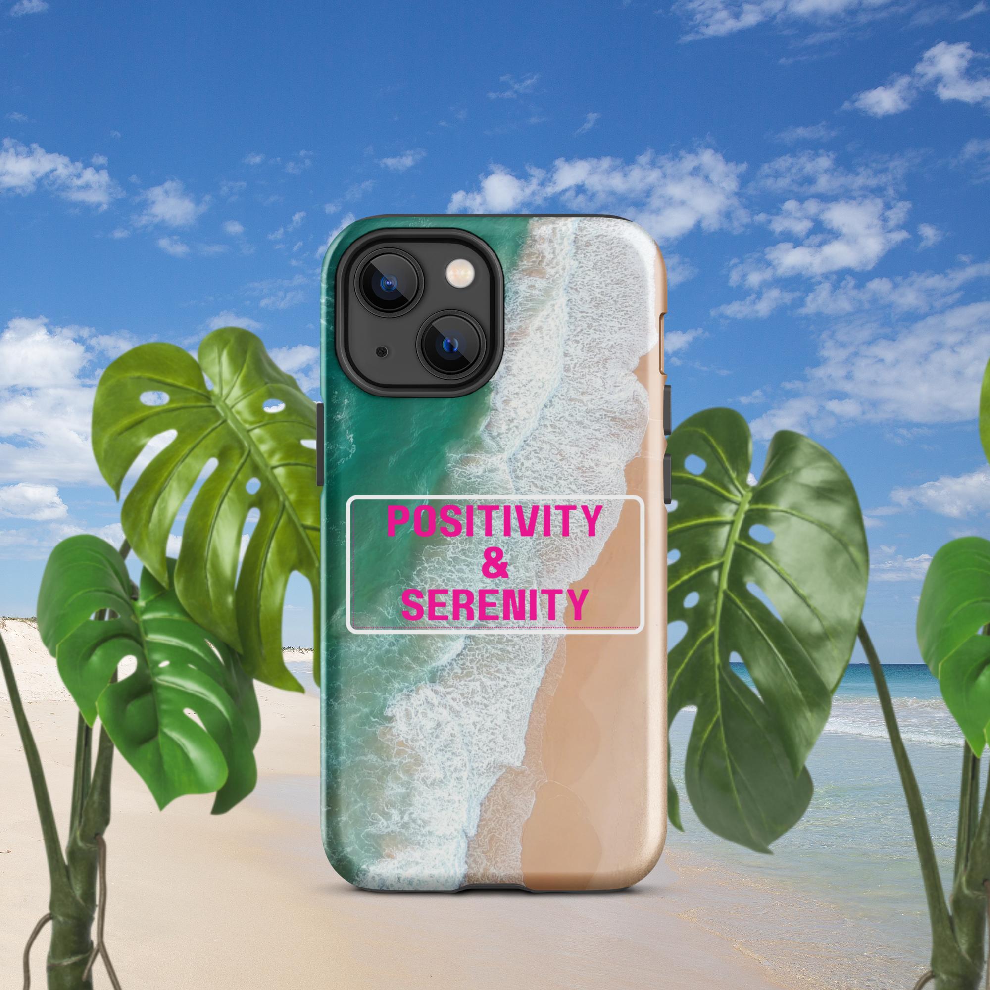 Beachy Positivity &amp; Serenity - Iphone Case